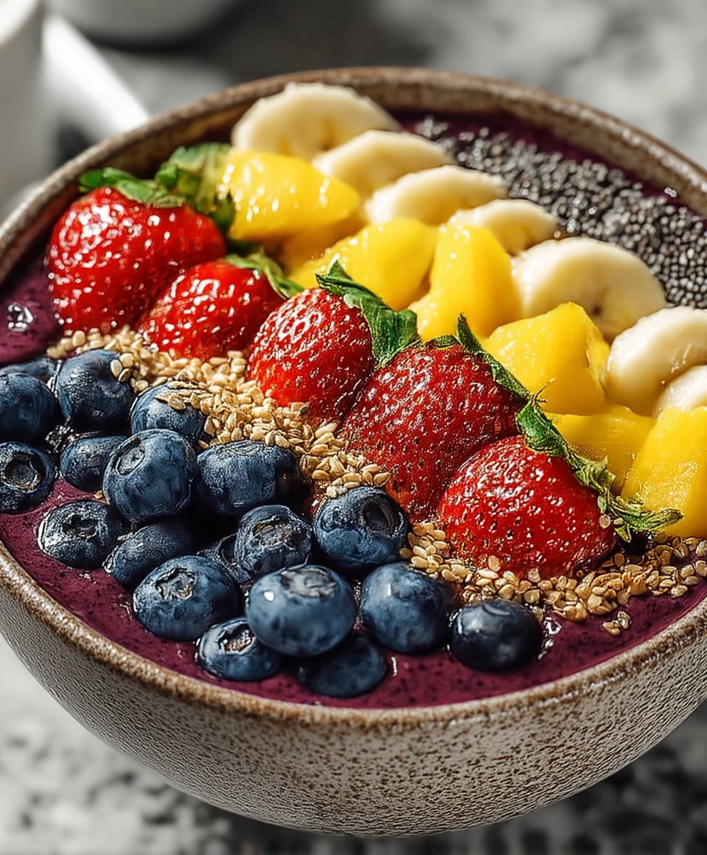 Healthy acai bowl
