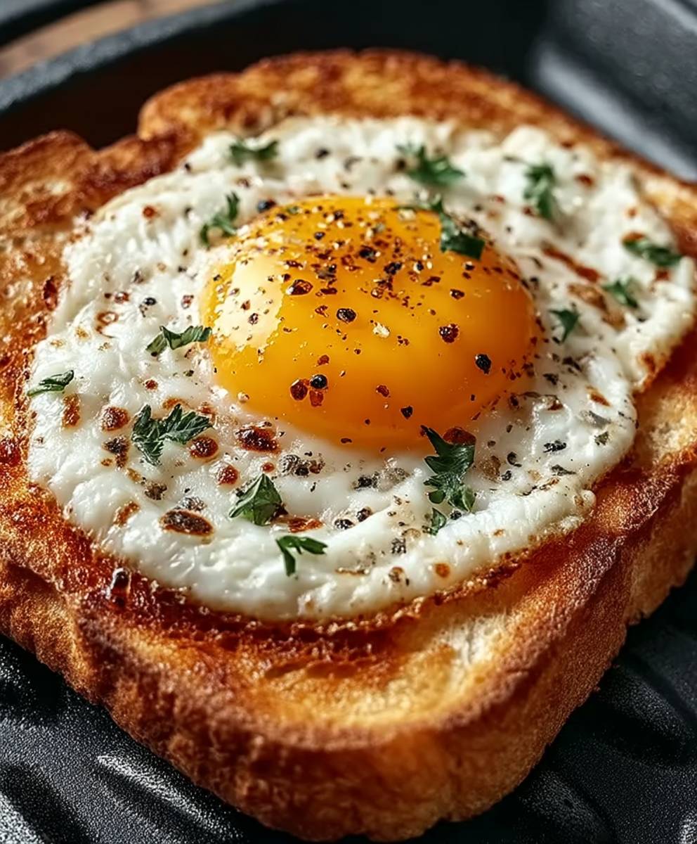 Air Fryer Egg Toast