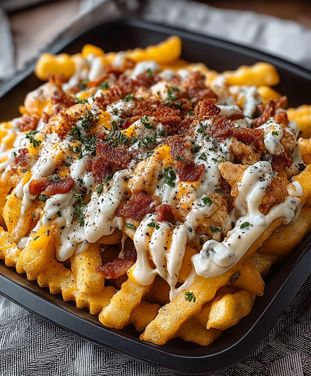 Chicken Bacon Ranch Fries