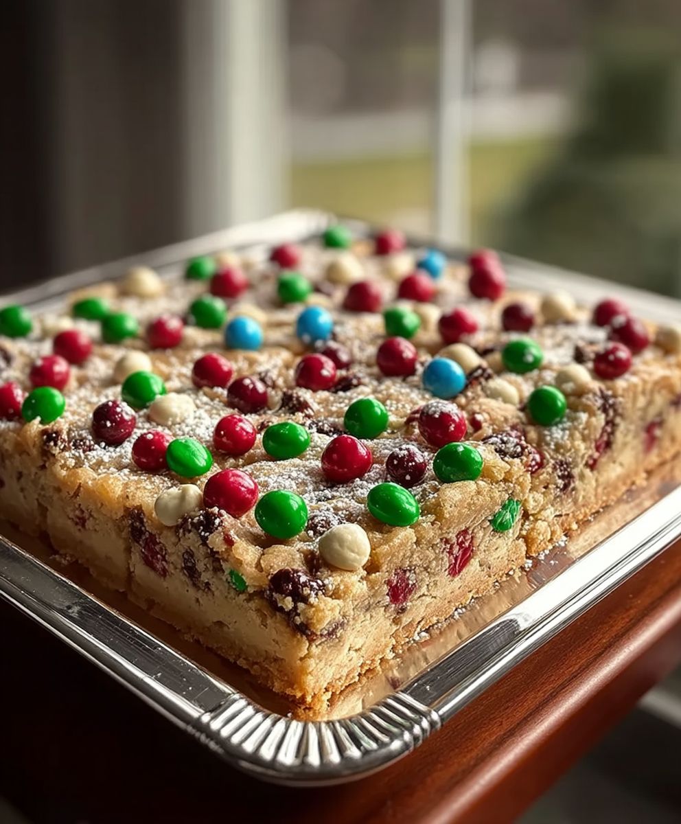 Christmas cookie bars