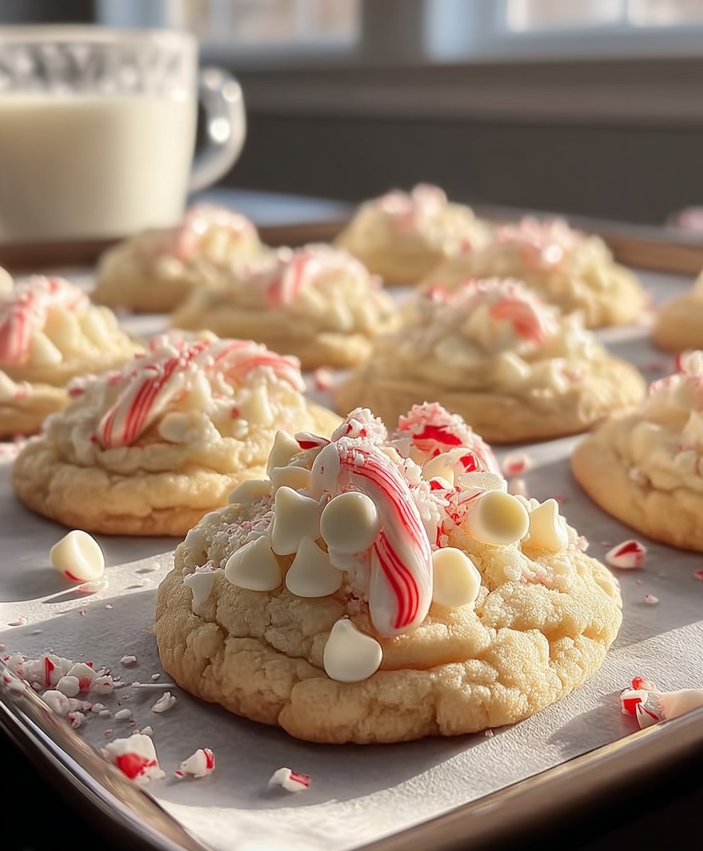 Christmas cane cookies