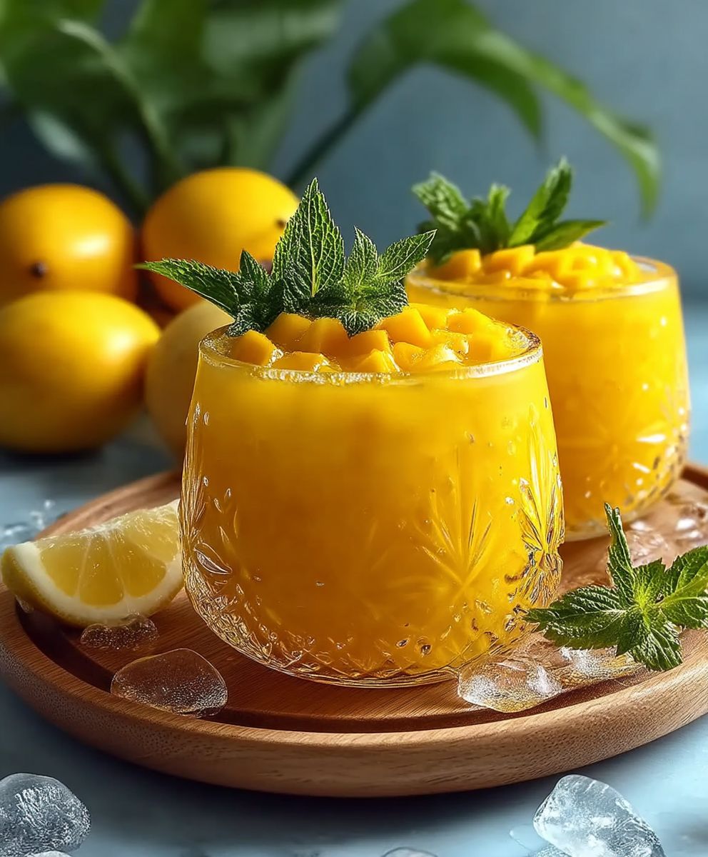 Mango Lemonade Homemade