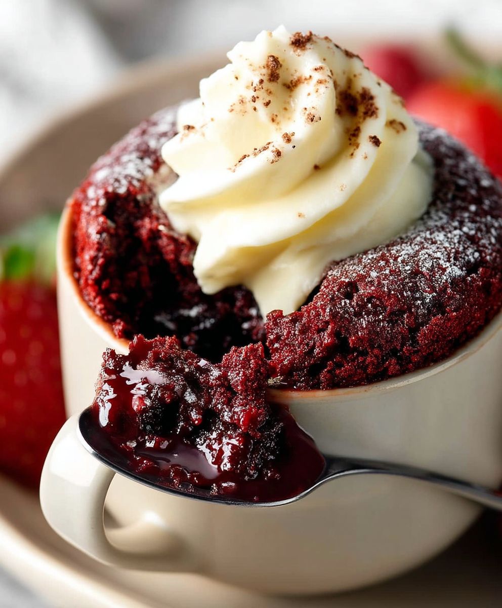 Red Velvet Mug Cake