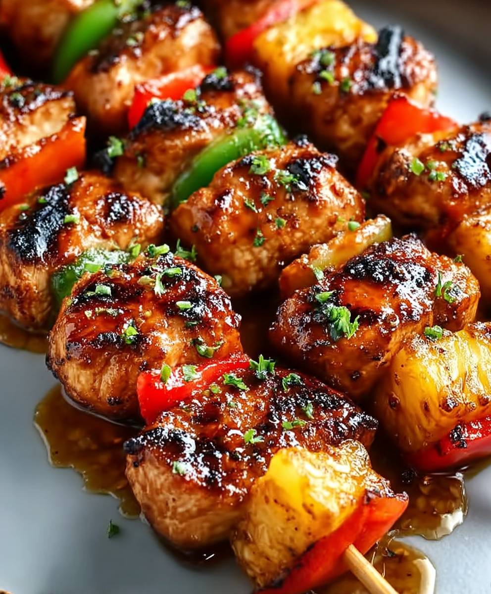 Pineapple Chicken Kabobs