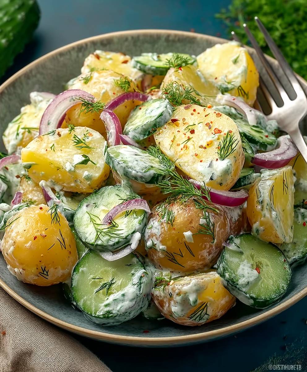 Potato cucumber salad
