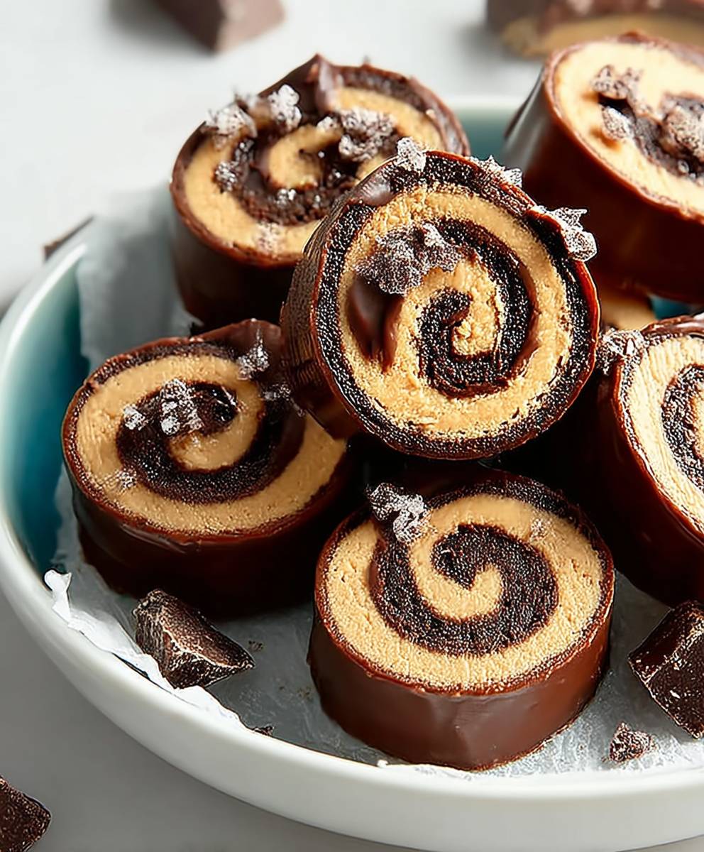 Chocolate Peanut Butter Pinwheels