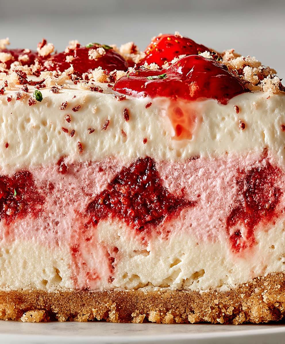 Strawberry Shortcake Ice Cream Cake