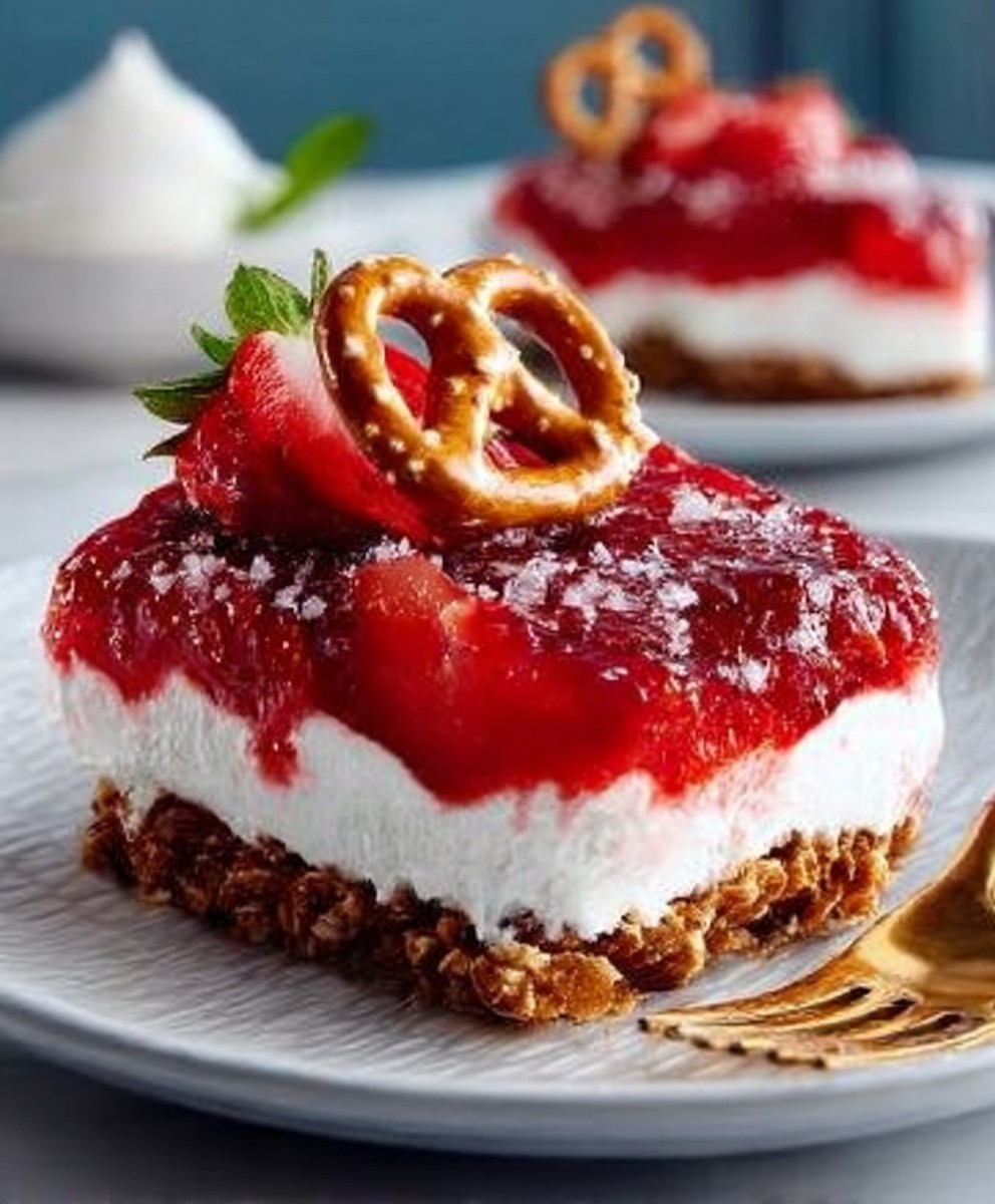 Strawberry Pretzel Salad