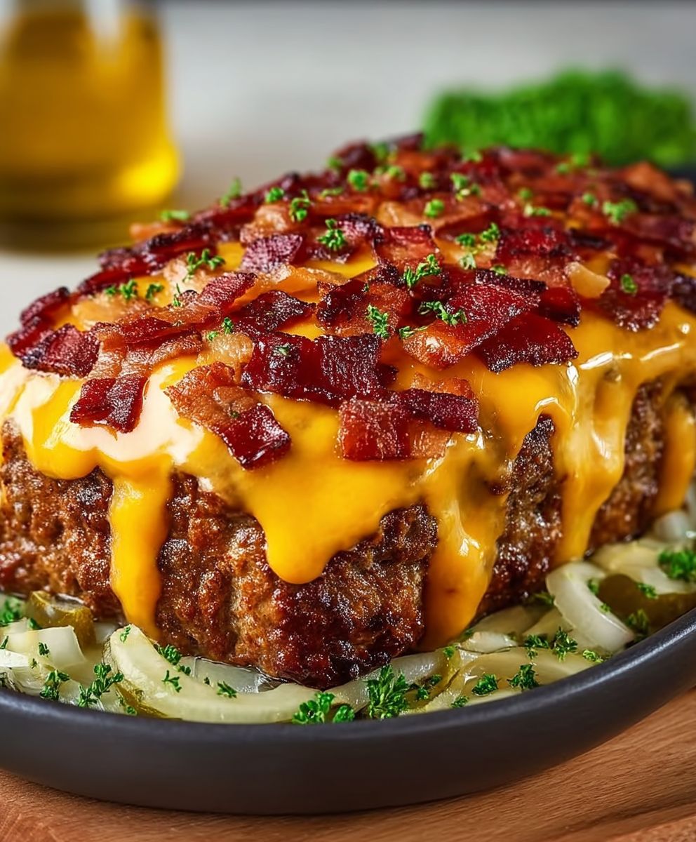 Bacon cheeseburger meatloaf