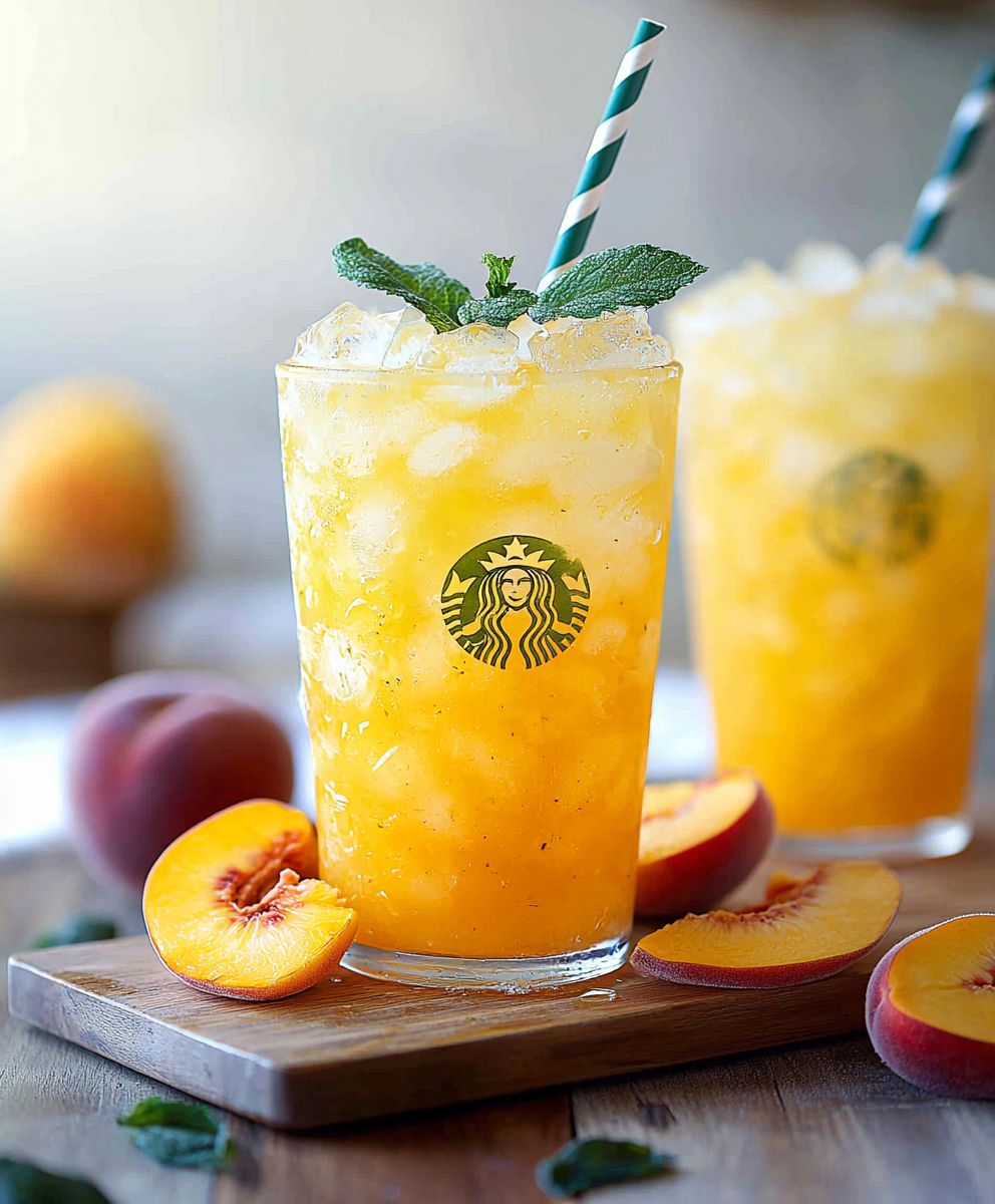 Peach Green Tea Lemonade