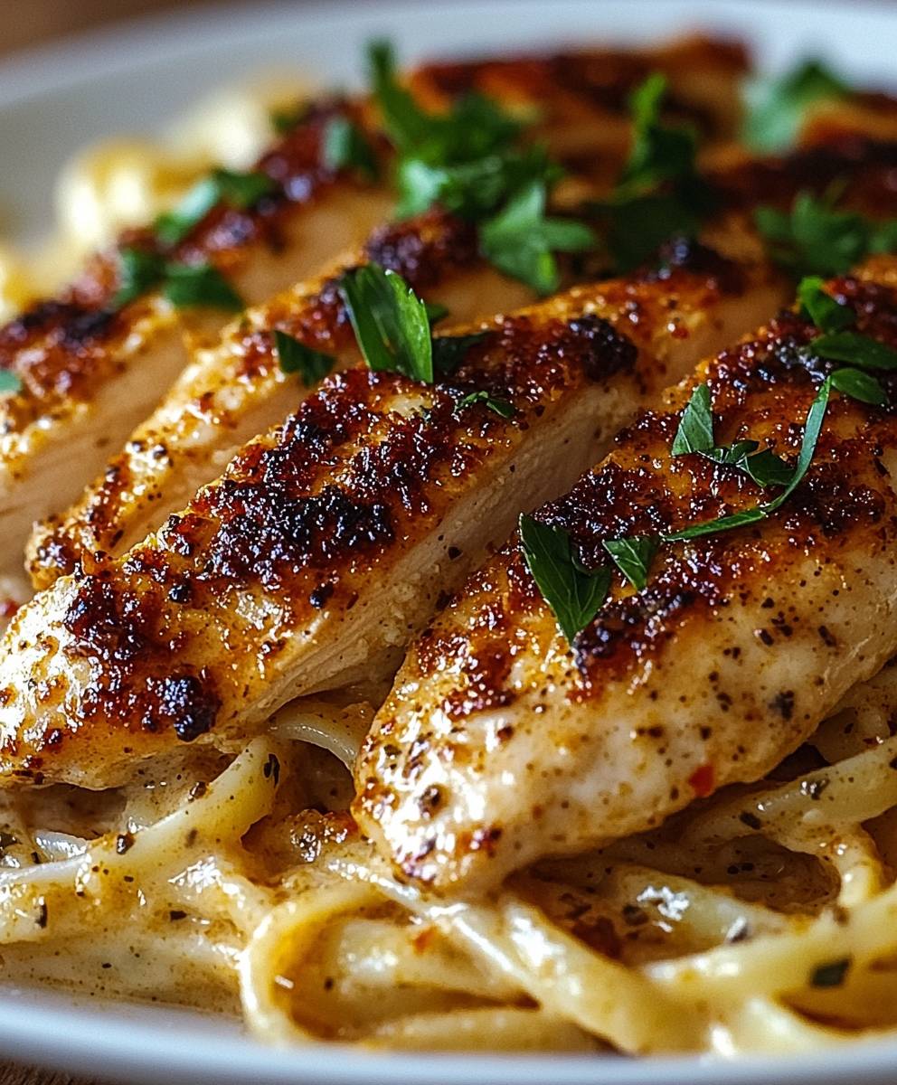 Cajun Chicken Parmesan Linguine