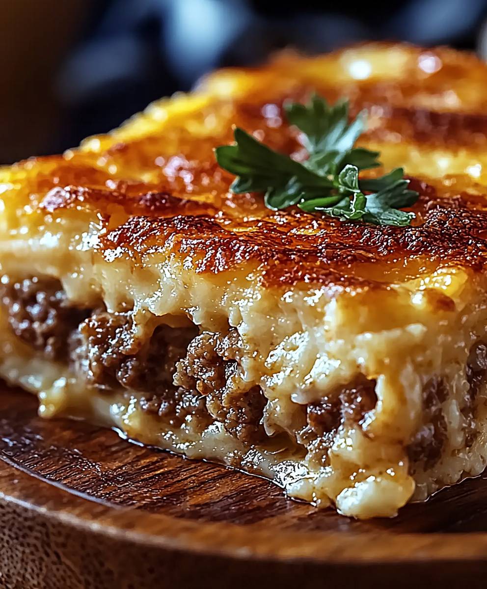 Sausage pancake casserole
