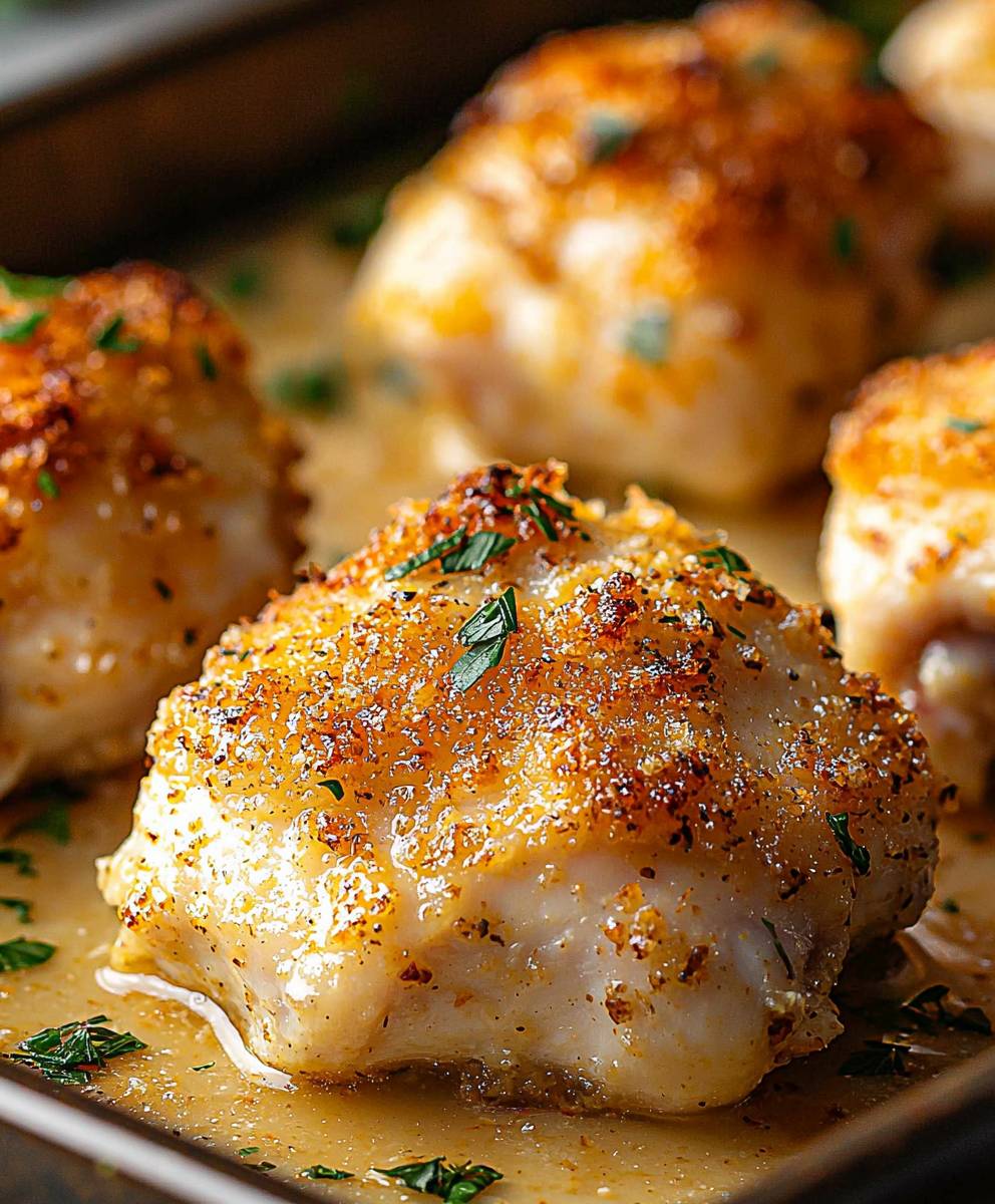Baked Ranch Chicken Thighs