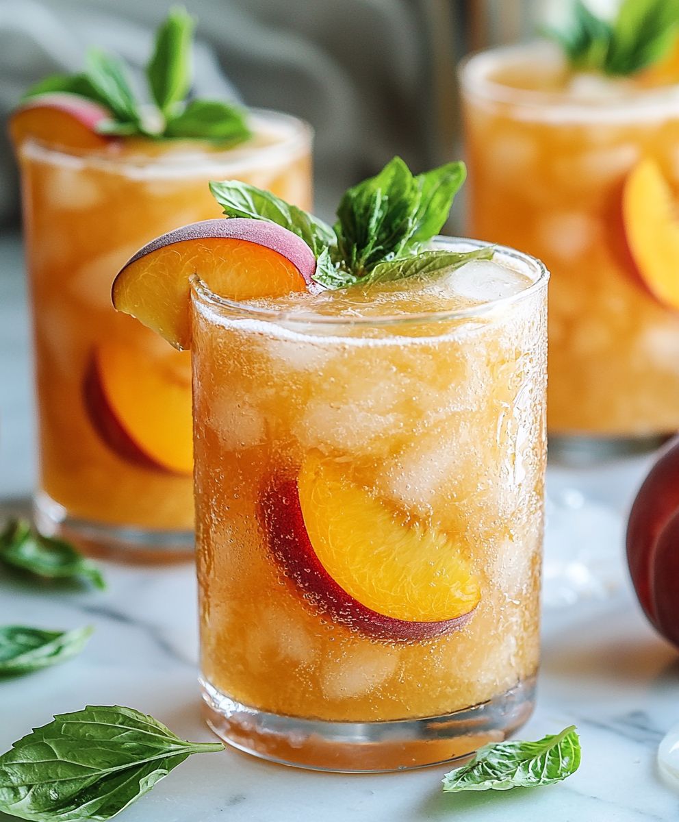 Ginger Peach Drink