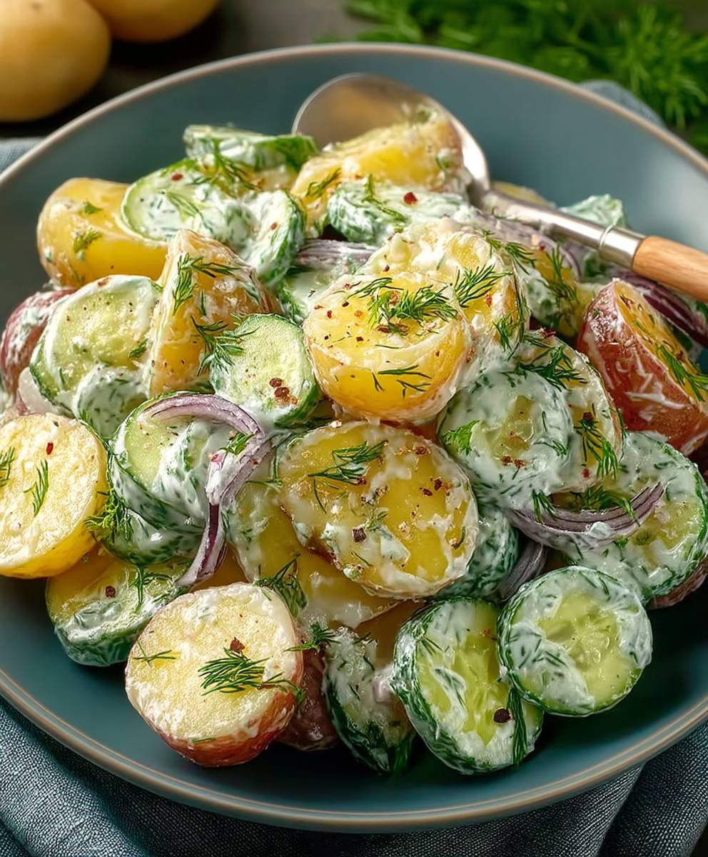Potato cucumber salad
