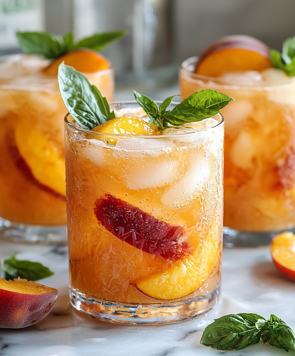 Ginger Peach Drink
