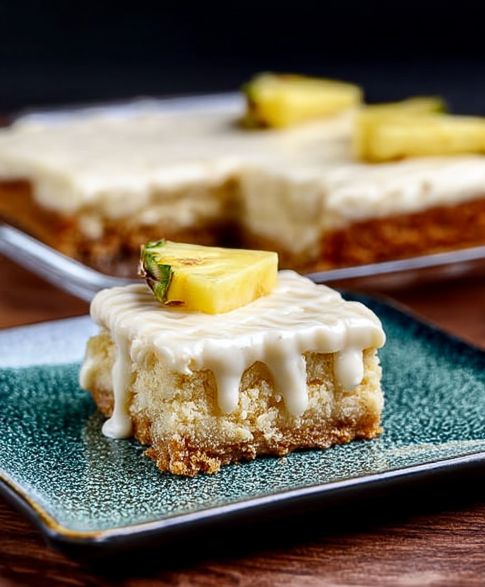 Pineapple cream cheese cake