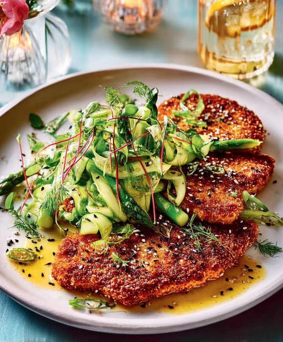 Sesame chicken Milanese