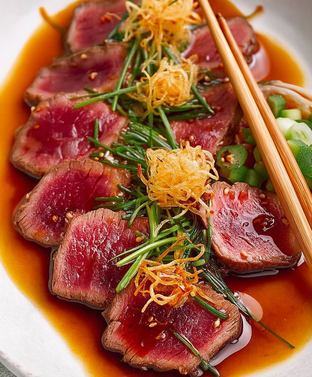 Beef tataki
