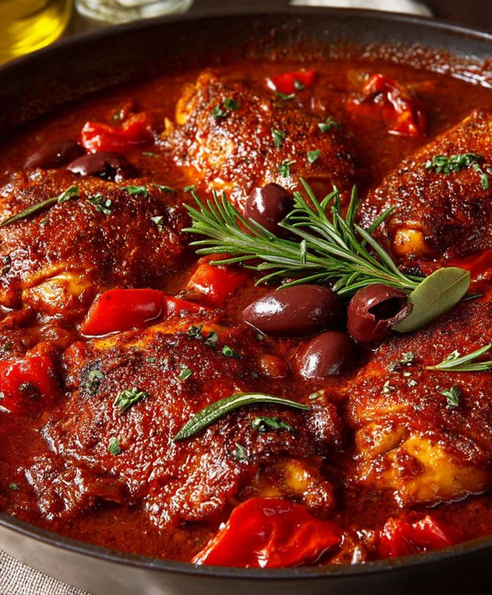Chicken Cacciatore Italian Stew