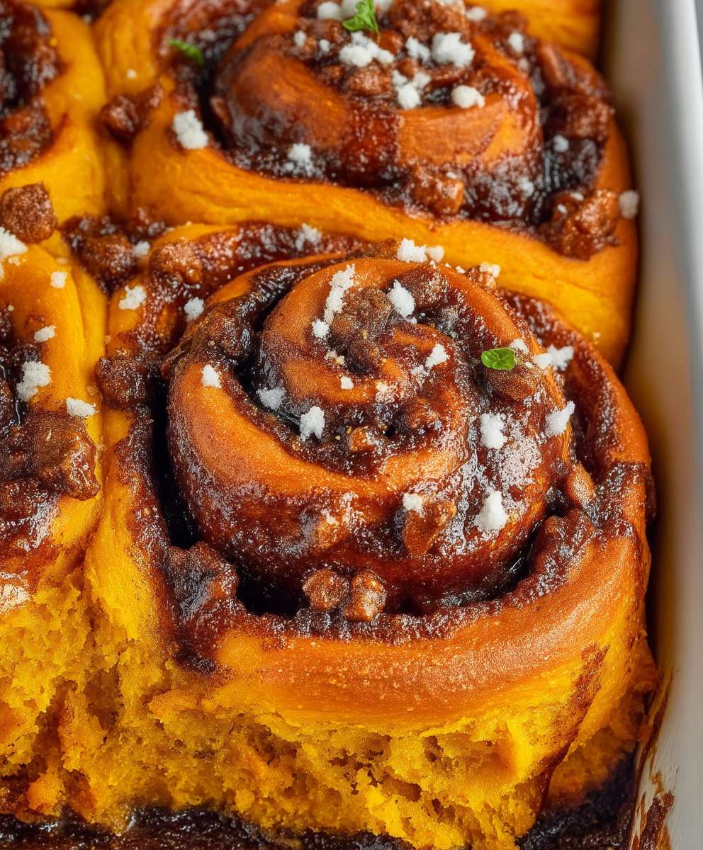 Pumpkin Cinnamon Rolls