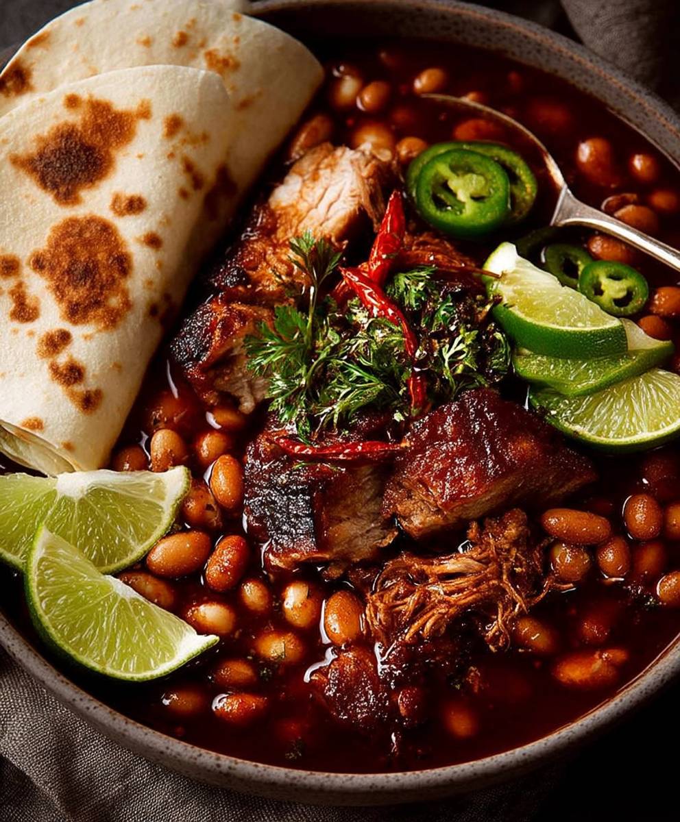 Chipotle Pork and Beans