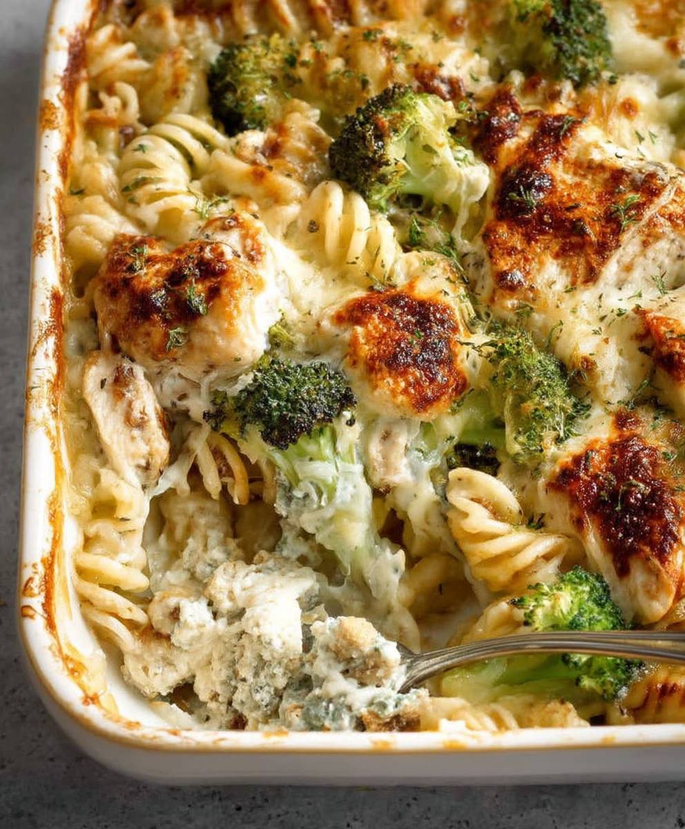 Healthy Chicken Broccoli Pasta