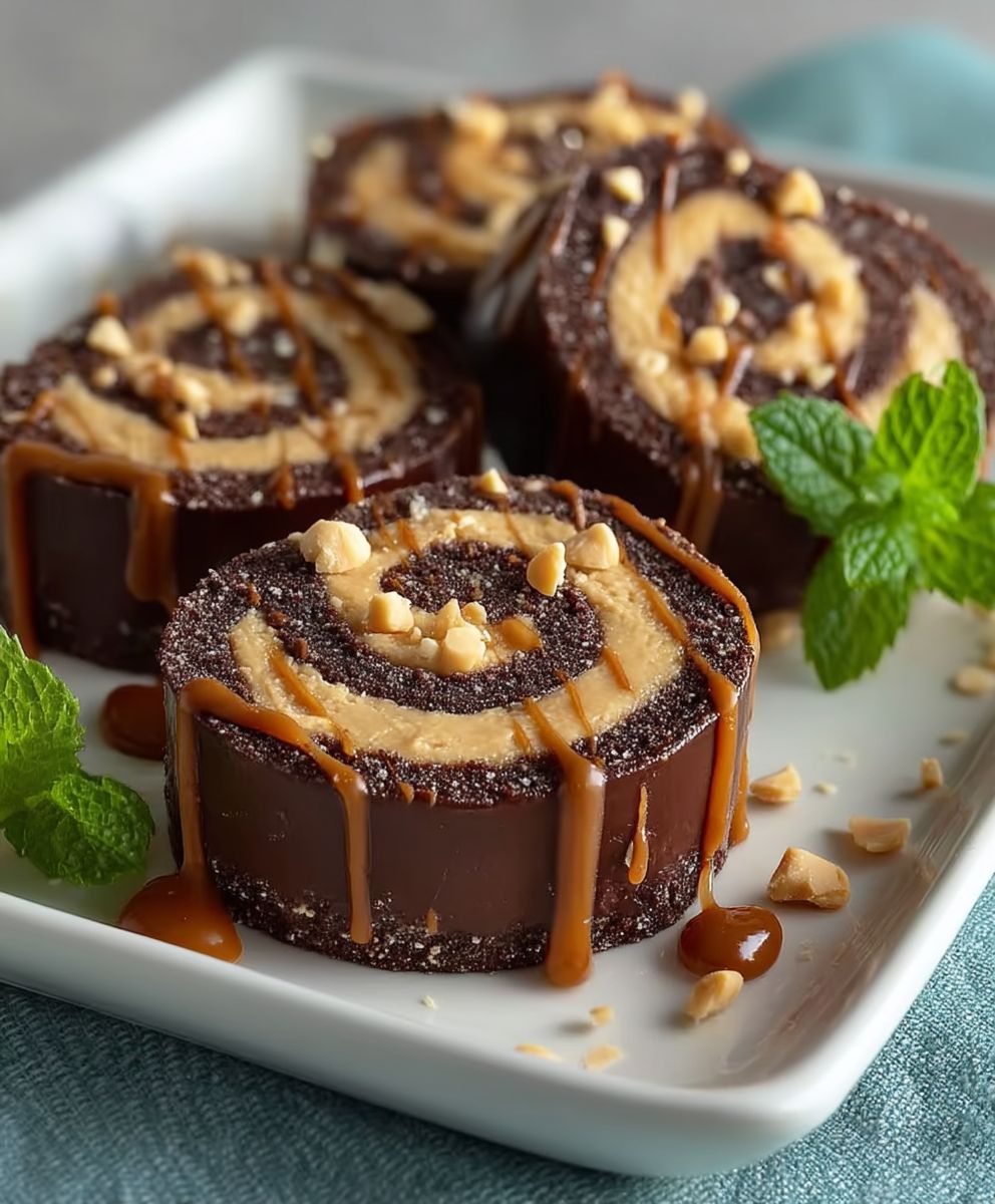Chocolate Peanut Butter Pinwheels