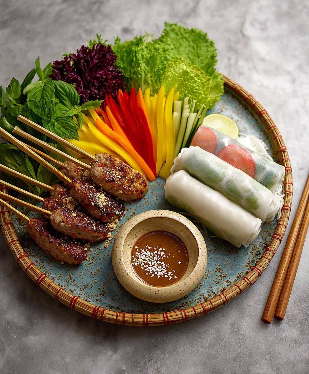 Vietnamese rice paper rolls