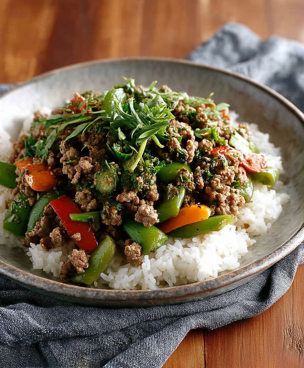 Ground Turkey Stir Fry