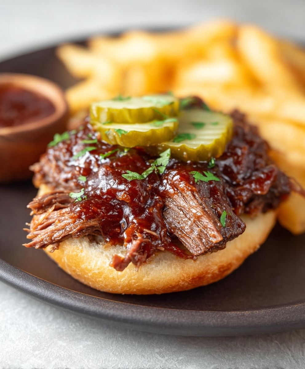 Slow Cooker Barbecue Beef