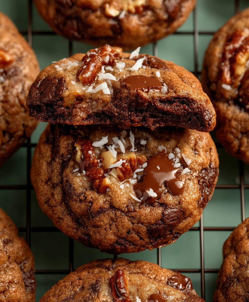 German Chocolate Cookies