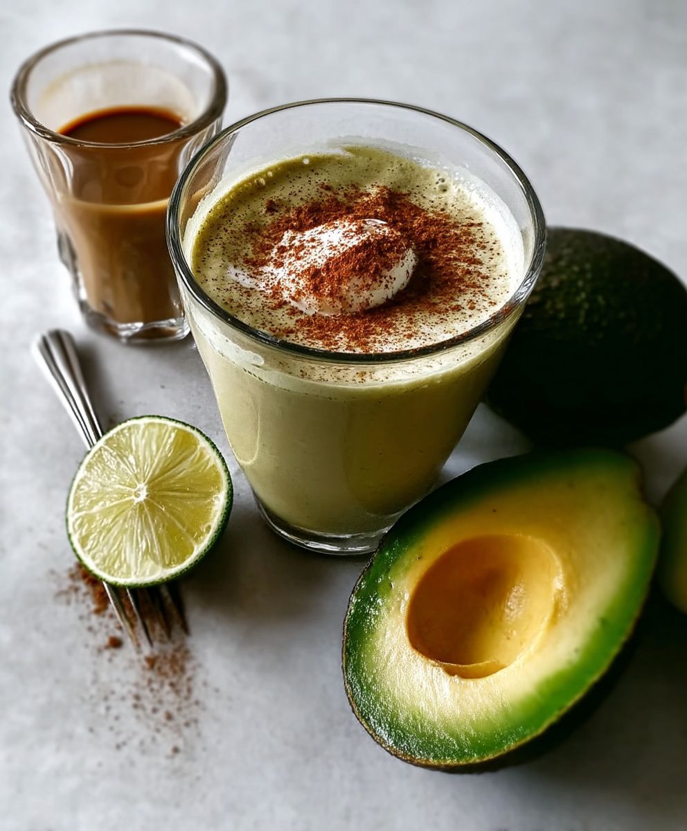 Avocado iced coffee