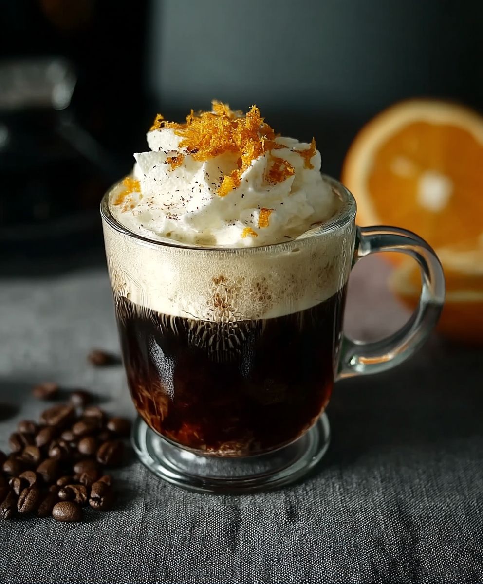 Zesty Irish coffee