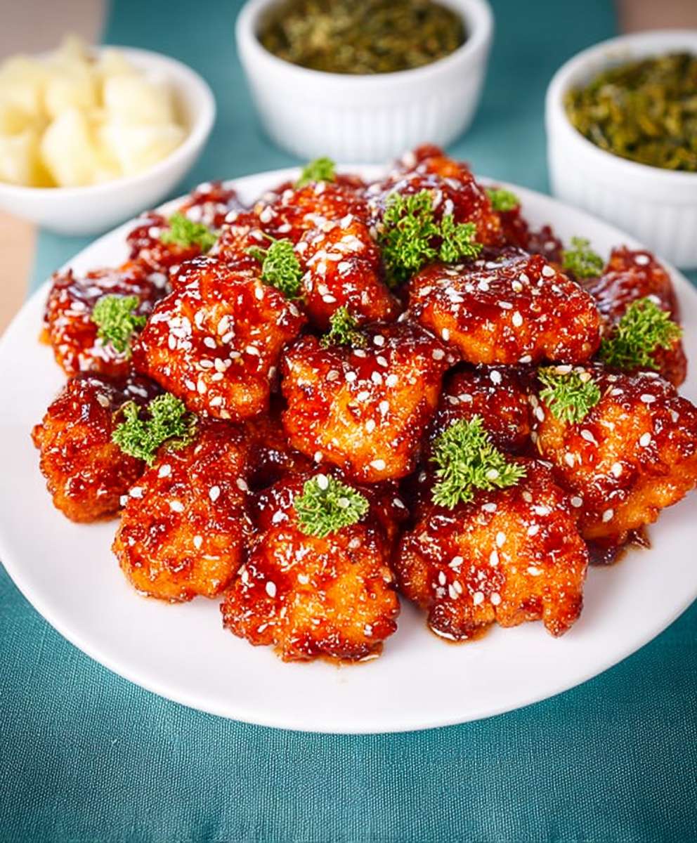 Orange BBQ Chicken Bites