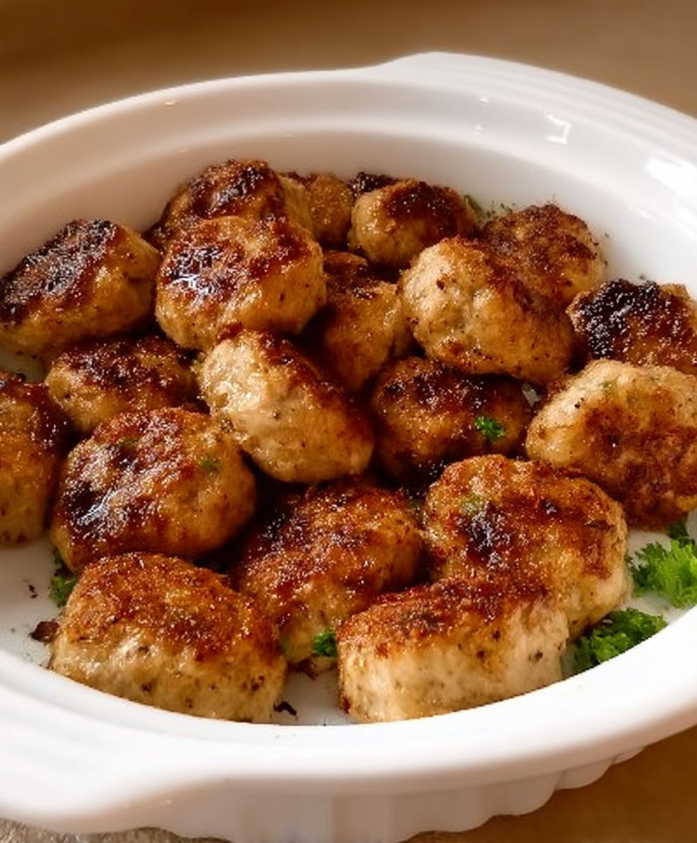 Moist turkey meatballs