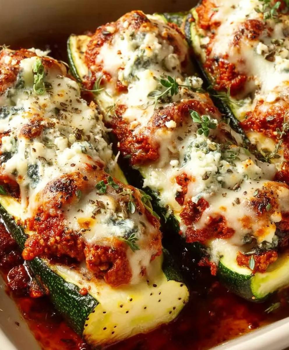 Stuffed Zucchini Boats