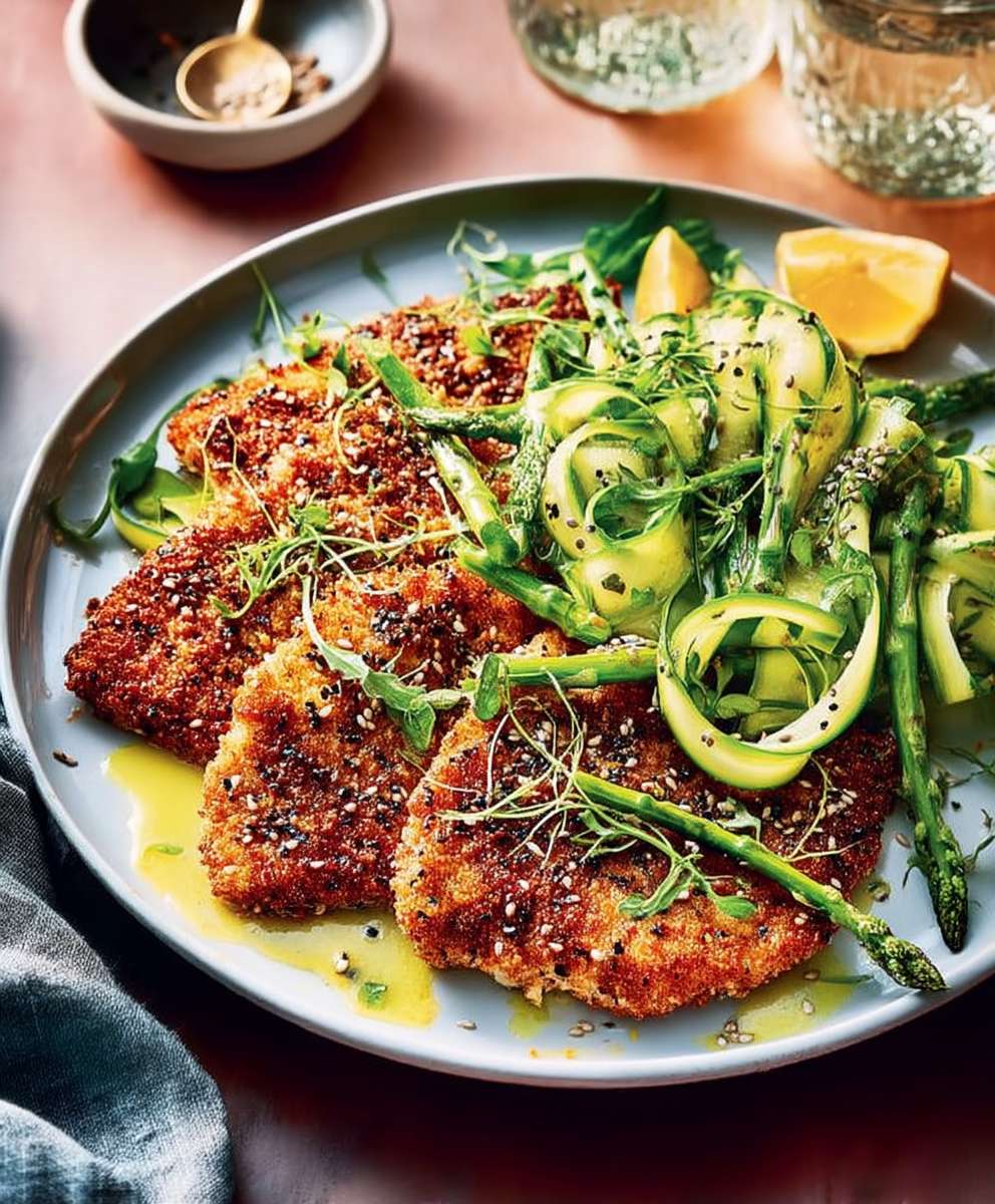 Sesame chicken Milanese