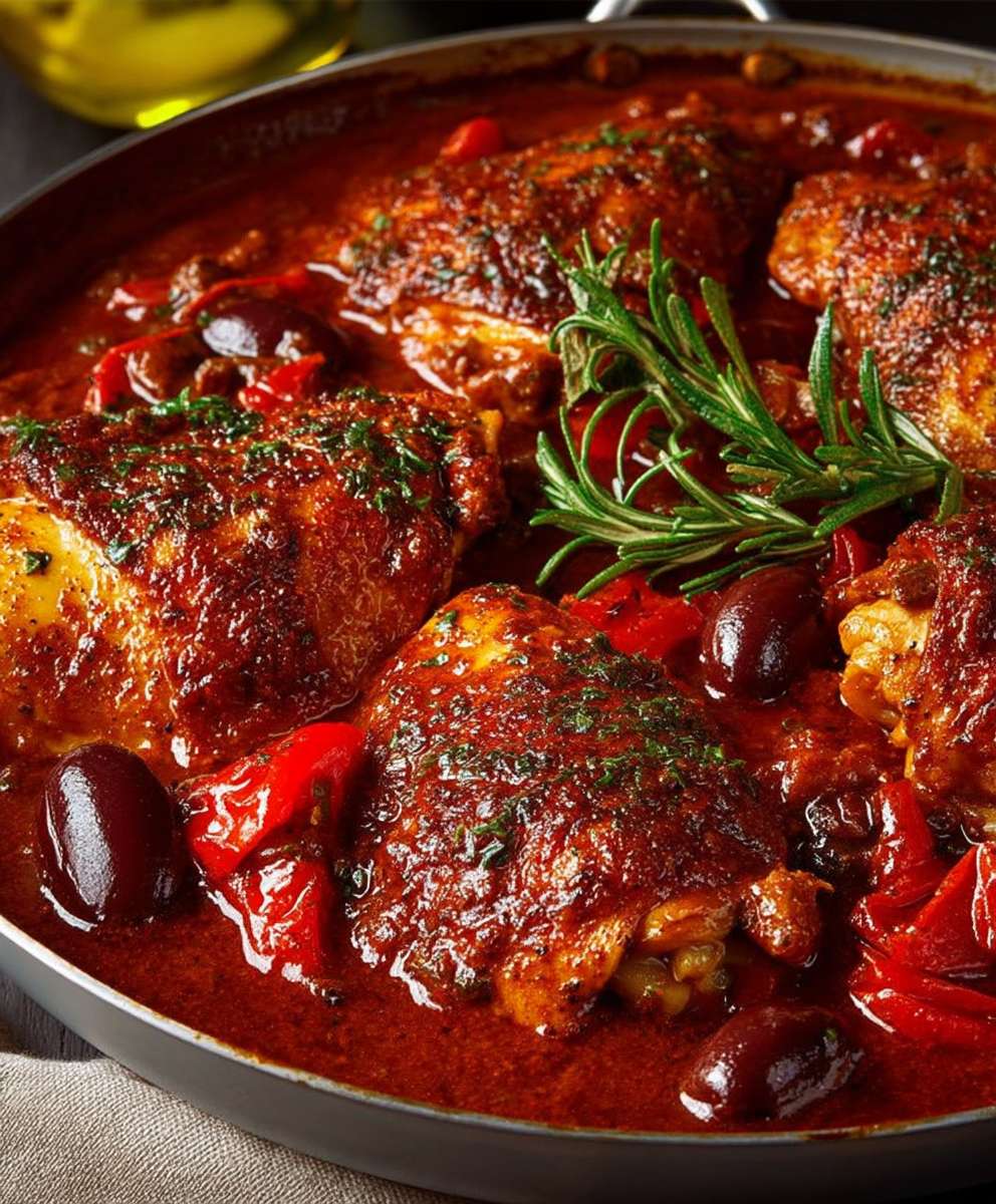 Chicken Cacciatore Italian Stew