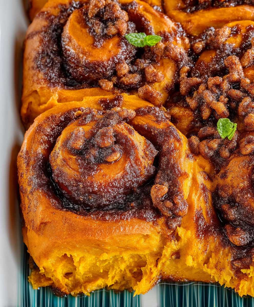 Pumpkin Cinnamon Rolls
