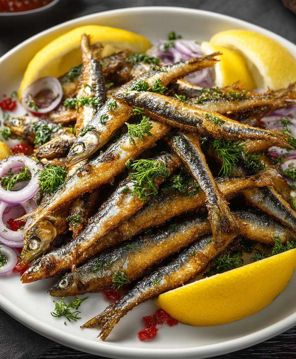 Fried Anchovies Turkish Style