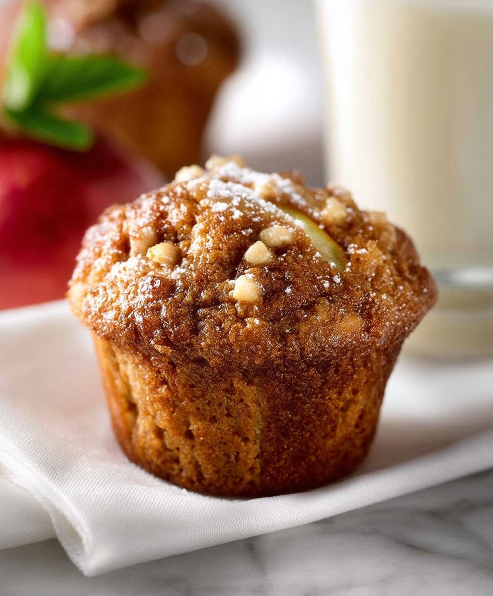 Apple muffins stay fresh
