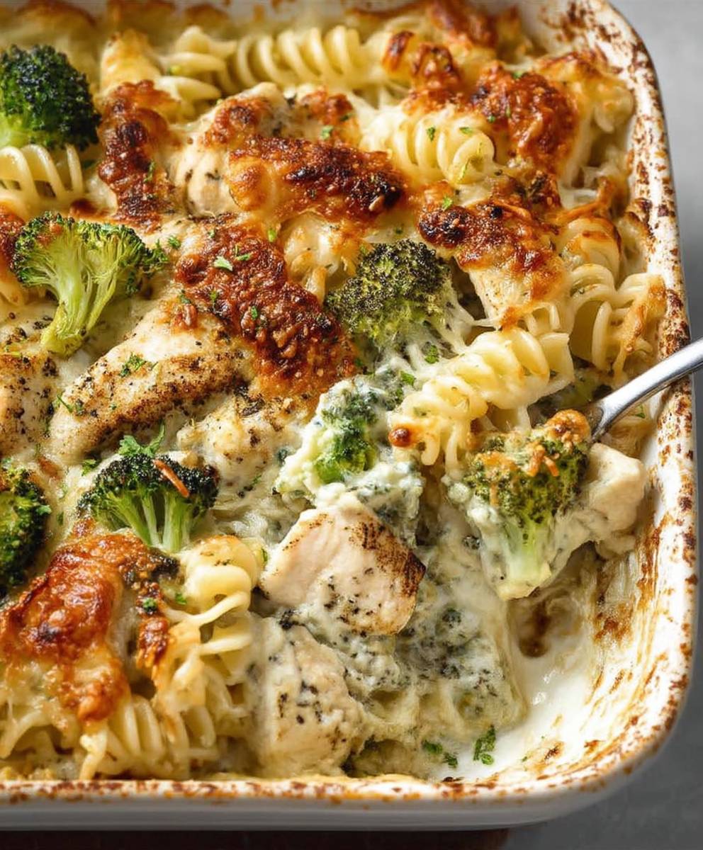 Healthy Chicken Broccoli Pasta