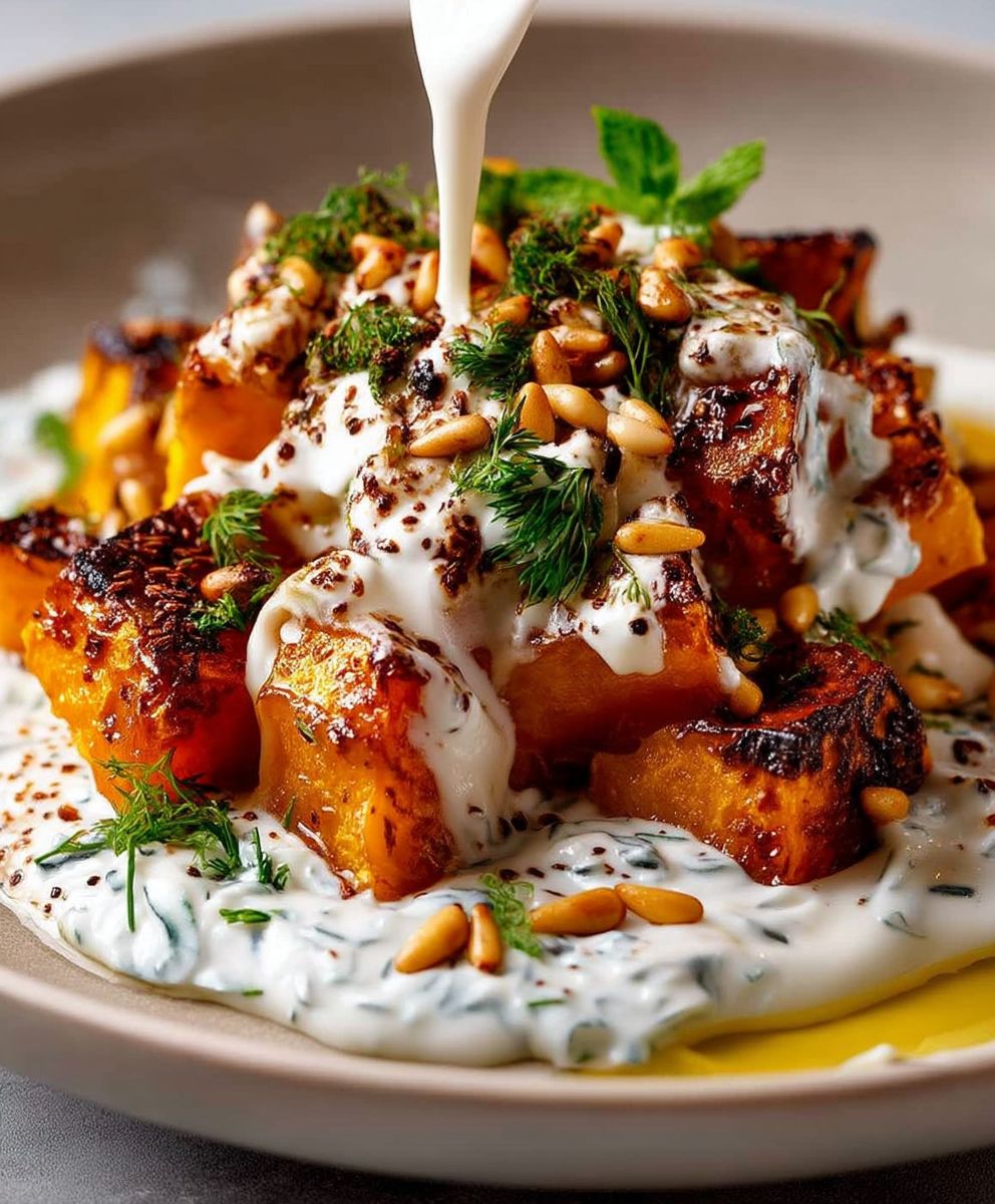 Roasted Pumpkin Yogurt Sauce