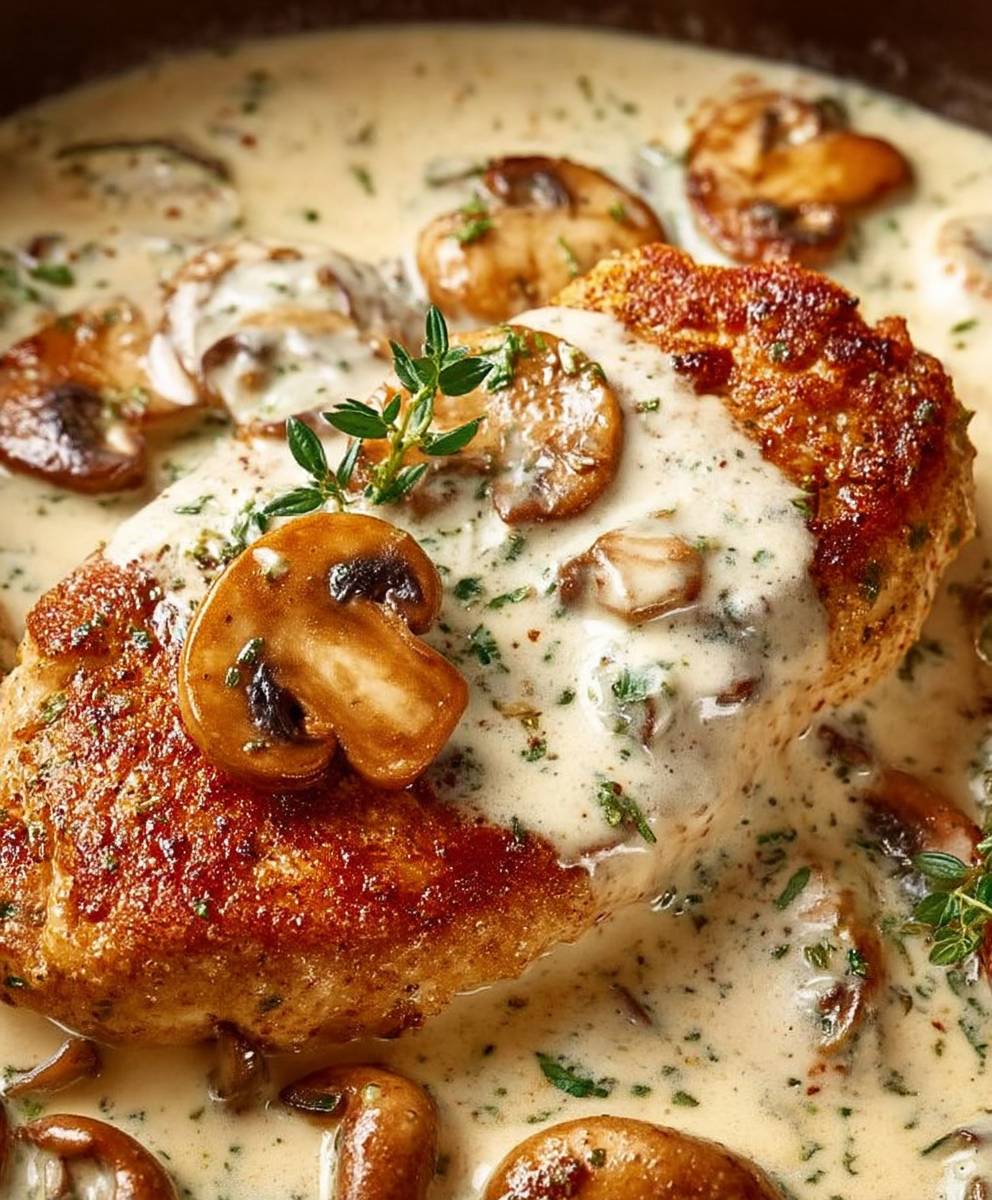 Creamy Mushroom Chicken Breast