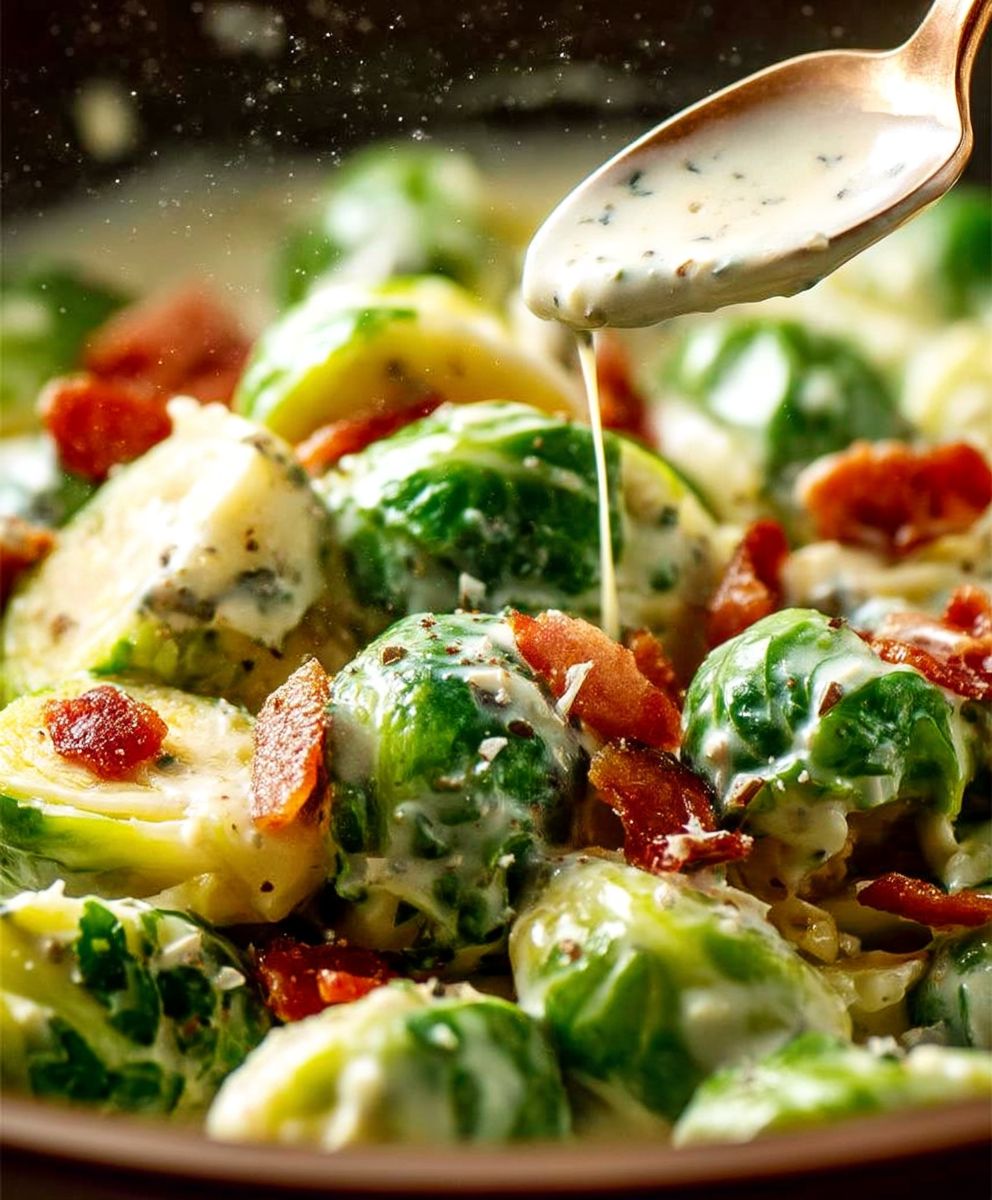 Brussels Sprouts Carbonara