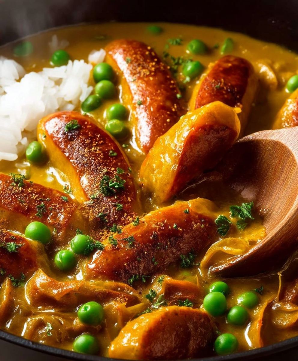 Curried Sausages