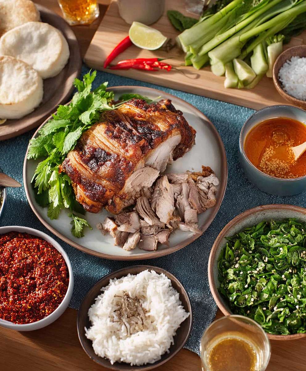 Thai pork shoulder