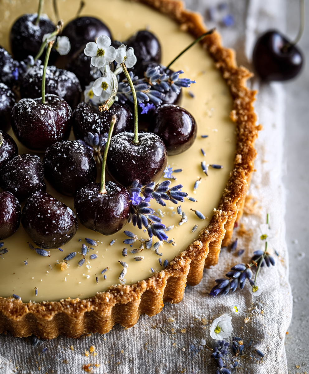 Lavender Vanilla Tart