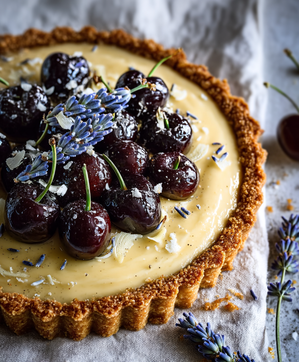 Lavender Vanilla Tart